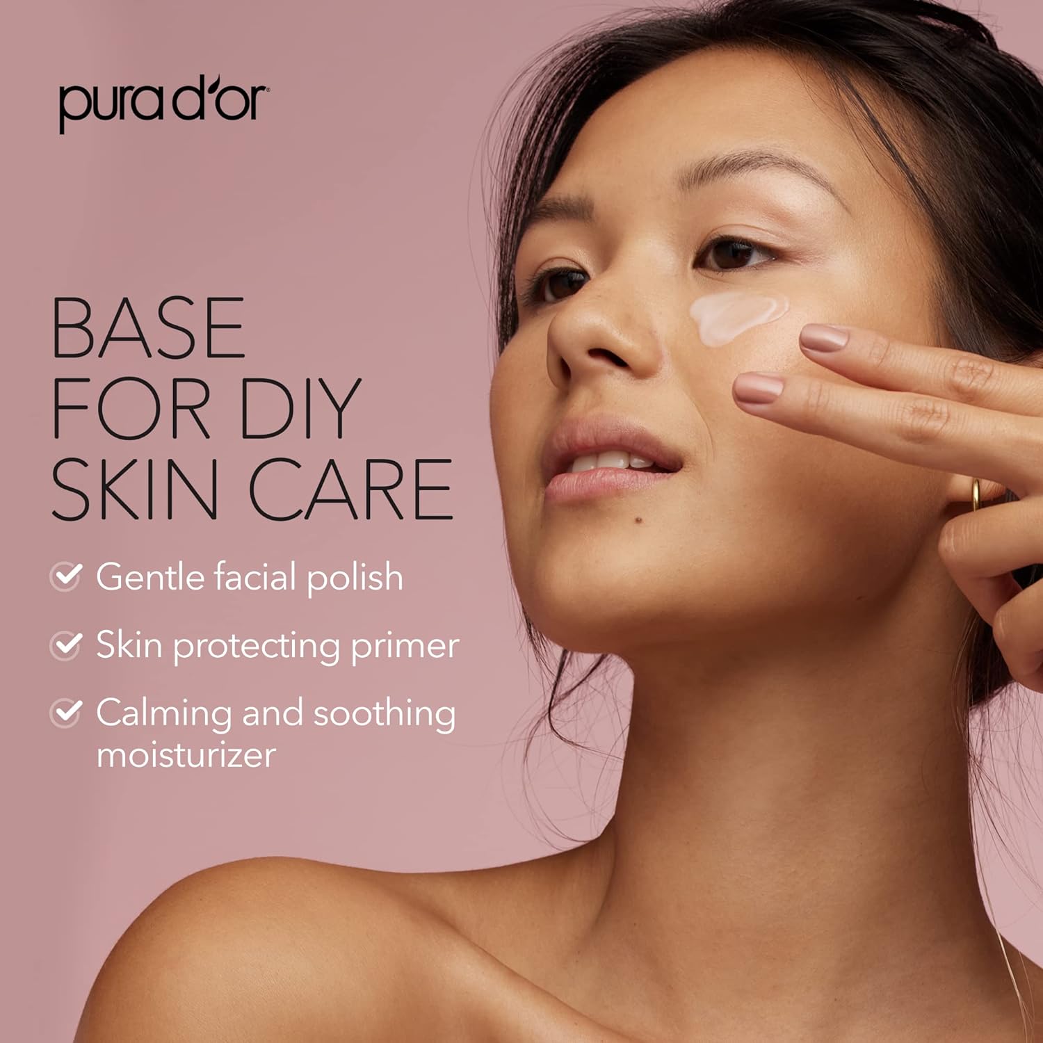 PURA D'OR Organic Sweet Almond Oil (16oz) USDA Certified 100% Pure & Natural Carrier Oil - Hexane Free - Skin & Face - Facial Polish, Full Body, Massages, DIY Base (Packaging may vary) - 24hrsmart